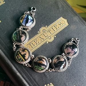 Art Deco Butterfly Morpho Bracelet